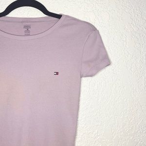 Light purple tight shirt!